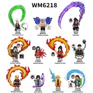 Compatible with Lego Building Blocks Minifigures Demon Slayer WM6218 My Wife Zenitsu Yadouzi Tanjiro