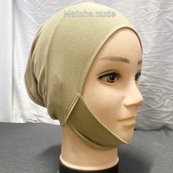 Anak tudung dagu soft cotton ( jenis tutup belakang ) Inner dagu