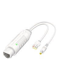 PoE Splitter Adapter, 48V PoE to DC 12V/1A Output, 5.5x2.1mm DC Connector, IEEE802.3af/at 10/100/100