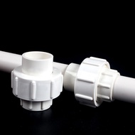 3Pcs Adjuster 20/25mm Equal PVC Union Straight Connector Aquarium Tank Water Pipe Fittings Garden Irrigation System Hydroponic Water Connector