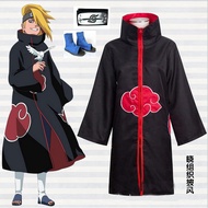 【Hight Quality】♨☎Halloween Naruto Akatsuki Cloak Robe Anime Cosplay Costume