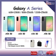 Samsung Galaxy A06 / A26 / A36 / A56 | 5G Version | [6GB/12GB+128GB/256GB] | Original Malaysia Set