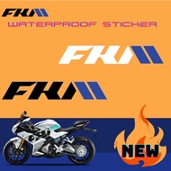FKM motorcycle/helmet sticker