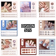 Kuku Palsu Meijing 50% Diskon Fake Nails Nail Art Wisuda Aesthetic Polish
