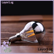 LAYOR LED Light Bulb, semi-plated Warm White Crystal Light Bulb, 2023 E12/E14/E26/E27 2200K 2700K In