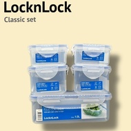 [LocknLock] BPA Free -Classic Food Container Rectangular 5P Set