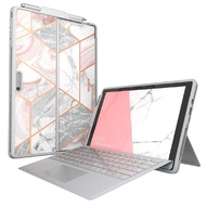SUPCASE Case for Microsoft Surface Go / Go 2 / Pro 7 / Pro 6 Slim Glitter Protective Bumper Case Cover with Pencil Holder