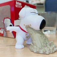 BaiJianZhiJia Family Guy Brian Vomit Action Figure – Funny Anime Ornament Statue, Creative Birthday 