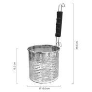 Qware Stainless Steel Noodle Strainer Stainless Steel Noodle Basket Pasta Strainer