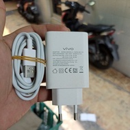 Charger Vivo 18W Cabutan Y75 Y22 Y21 Y32T Y21A Y21T Second Tipe C Ori