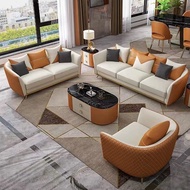 Foshan Furniture Light Luxury Sofa Postmodern Minimalist Hong Kong Style U-Shaped Designer Recommend