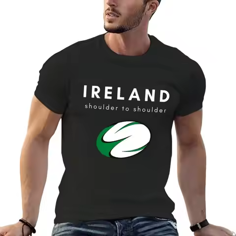 Ireland's Call. Irish Rugby Team Jersey. 6 Nations Tournament. T-Shirt anime oversized t shirt plain
