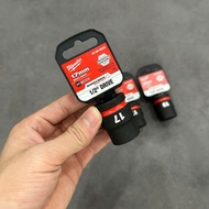 MILWAUKEE socket, socket head 17mm, 19mm, 1/2 inch head