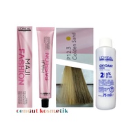 Loreal majifashion 12.3 golden sand hair colopewarna rambut