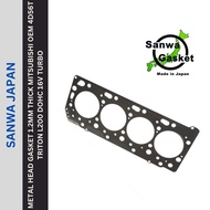 P/N 1005B995 1005B997 1005B998 SANWA Japan Metal Head Gasket 1.2mm thick MITSUBISHI OEM 4D56T TRITON