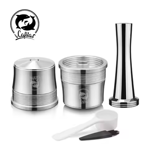 Reusable Coffee Capsule Pod For illy X7.1 illy Y5 Mahine Stainless Steel Refillable Coffee Maker Fil