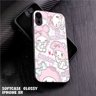 Case iphone XR Casing iphone XR Case Glossy Case Motif [MELODY CUTE] hp iphone Casing Coolhp Kesing 
