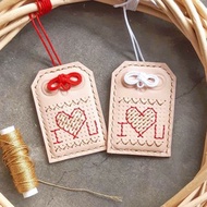 御守 皮革材料包 好好縫 護身符 情人節 刻名 平安符 情侶 DIY