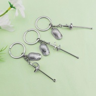 Sword Keychain Sword Sword Sword Three-Piece Keychain Sword Sword Sword Sports Pro Game Small Gift E