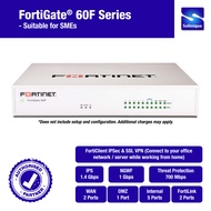 Fortinet FortiGate 60F 24x7 Bundle (1 Year) Firewall