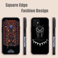 Black Panther marvel movies EO002 For Vivo Y01 T1 Y75 Y55 X80 Pro Y02s Y16 Phone Case Square Edge