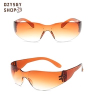 DZYSGY แฟนซี ที่ไร้ขอบ กระจกบังลมกีฬา ที่ UV400 แว่นตาขี่จักรยาน แว่นตากันแดดไร้ขอบ แว่นตากันแดดสำหรับขับขี่ แว่นตากันลม