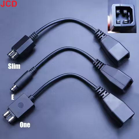 JCD For Microsoft Xbox 360 To Xbox 360 Slim/Xbox one/Xbox 360E AC Adapter Power Supply Cable Transfe