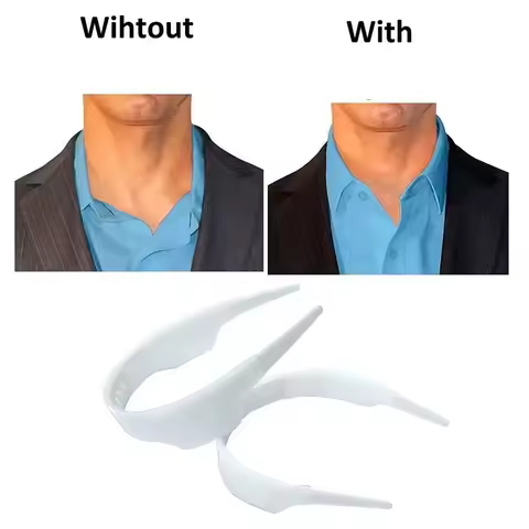 Adjustable Shirt Collar Support T-Shirt Stand Collar Shaper Shirt Anti-roll Fixed Shaper Collar Stay
