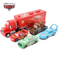 Disney Pixar Racing 2 3ของเล่น Lightning McQueen Jackson Storm Mike Uncle รถบรรทุก1:55อัลลอยรถโมเดลของขวัญวันเกิดเด็ก