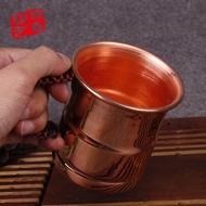 Pure Copper Cup Handmade Copper Cup Thickened Copper Cup Beer Copper Cup Pure Handmade Japanese Styl