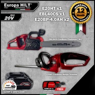 EBL40CS++E20HT CORDLESS CHAINSAW 40V*3/8PL*0.50/ CORDLESS TRIMMER 20V (SOLO)+20V*4.0AH BATTERY+FREE 
