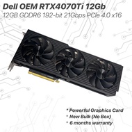 LIMITED & RTX4070Ti 12Gb !!! Dell Alienware OEM RTX 4070 Ti 12Gb GDDR6x Graphics Card