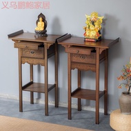 HY/💯Buddha Niche Altar Buddha Shrine Household Modern Minimalist Small God Table Buddha Table for New Chinese Altar Livi
