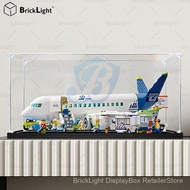 BrickLight™Display box for Lego 60367 Passenger Airplane Hand Storage Box Transparent Dust Cover