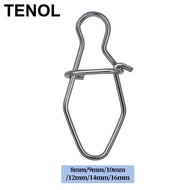 TENOL Heavy Duty Fishing Snaps Stainless Steel Swivel Lock Snaps Quick Change Fishing Snaps