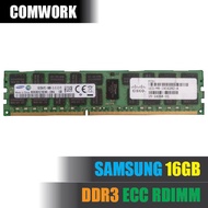 แรม SAMSUNG 16GB DDR3 ECC RDIMM REGISTERED REG SERVER RAM MEMORY PC3 X58 X79 X99 C602 MAC PRO WORKSTATION DELL HP COMWORK