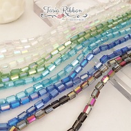 Crystal Czech A3 AAA Helix Glass Grade Tube Per String (Ceko 3A Good Quality)