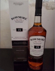 Bowmore 15 YO Golden & Elegant Islay Single Malt Scotch Whisky 1L 波摩15年單一純麥威士忌 1L🥃