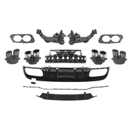 KSEEK cheap price car diffuser tailpipe set for Mercedes-bens C43 AMG