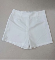 白色高腰短褲 Zara style (包郵）