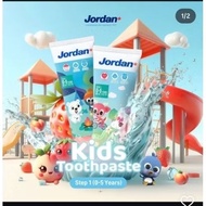Jordan Toothpaste Step 1 (0-5th) / Step 2 (6-12th)