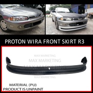 PROTON WIRA R3 FRONT SKIRT POLYURETHANE SKIRT LIP BODYKIT (PU)