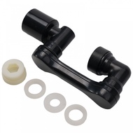 Faucet Extender Tap Kitchen Sink 1080 Rotating ABS Material Bathroom Black