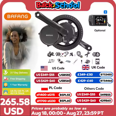 Bafang 750W 48V Motor Kit Complete Set Electric Bike Middle Drive 8fun BBS02 BBS02B eBike Conversion