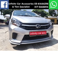 Perodua Axia 2017 / Axia Rahmah 2023 Takero Front Lip V lip Diffuser
