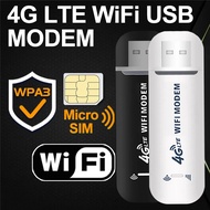 Wireless Mini 4G LTE WiFi Modem USB Dongle Portable 150Mbps Router Stick Mobile Broadband Sim Card Adapter Router MU-MIMO Home