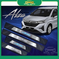 Perodua Alza 2022-2023 Side Stell Plate Door Side Step With Blue Led High Quality