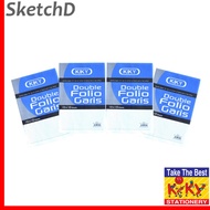 F4 Striped Double Folio Paper without Kiky Edges 10 lbr