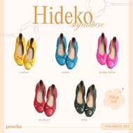 Peucha Hideko signature (size 35-45)-Colorful tone (soft ballerina flats shoes) ballet flats ballet 