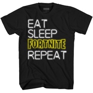 Hot sales New Hot sales New Product Popular Fortnite Eat Sleep Fortnite Repeat Game Fashion Men Gym 100% Cotton T-shirt Happy Birthday Christmas Valentine's Day Gift 819099